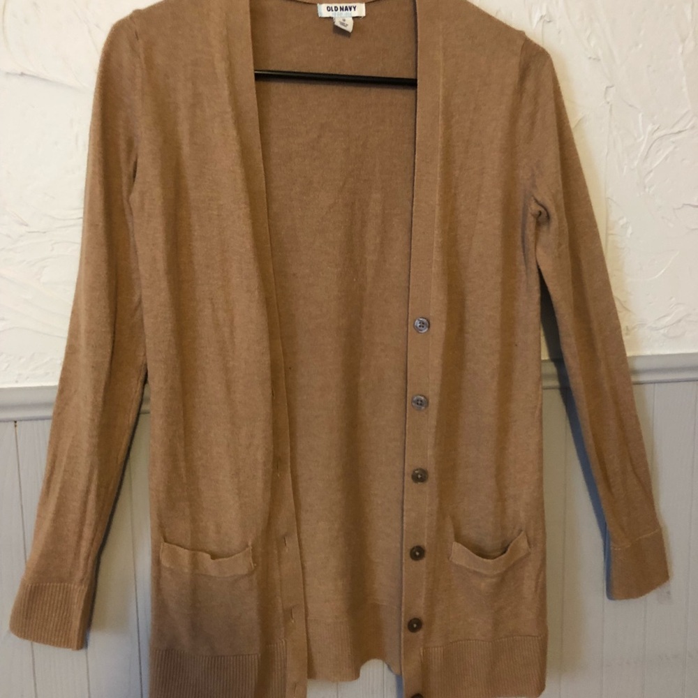 Old Navy camel cardigan XS